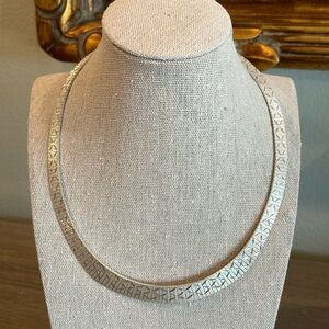 Sterling Silver Cleopatra Style Necklace